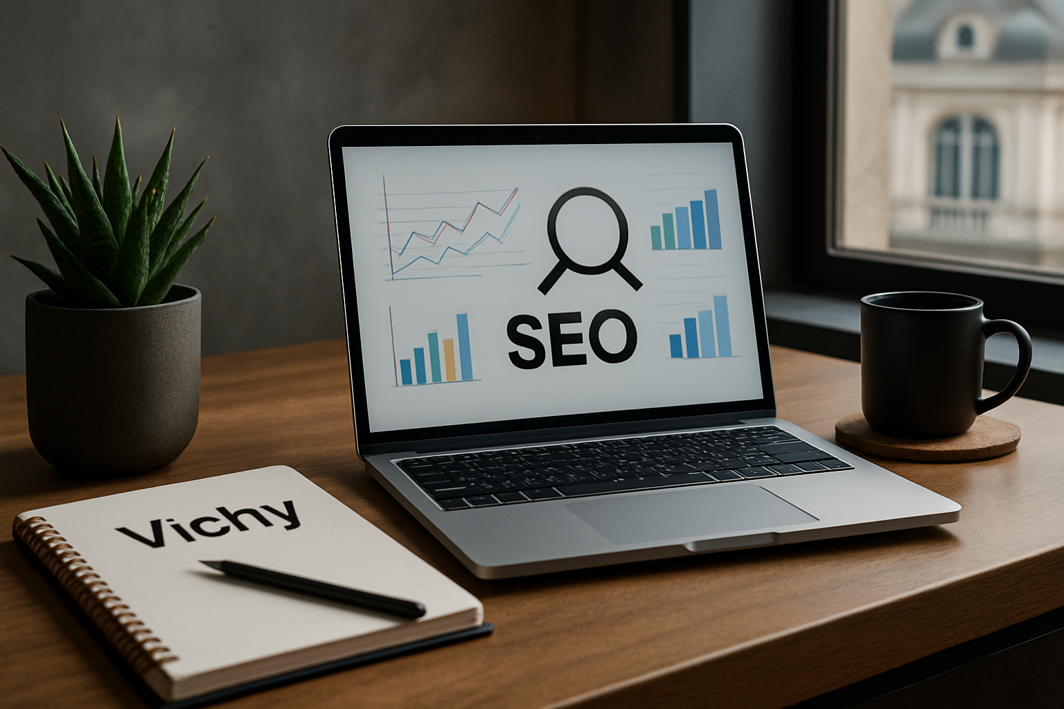 Illustration pour Référencement naturel : guide pratique avec l'Imaginarium Vichy