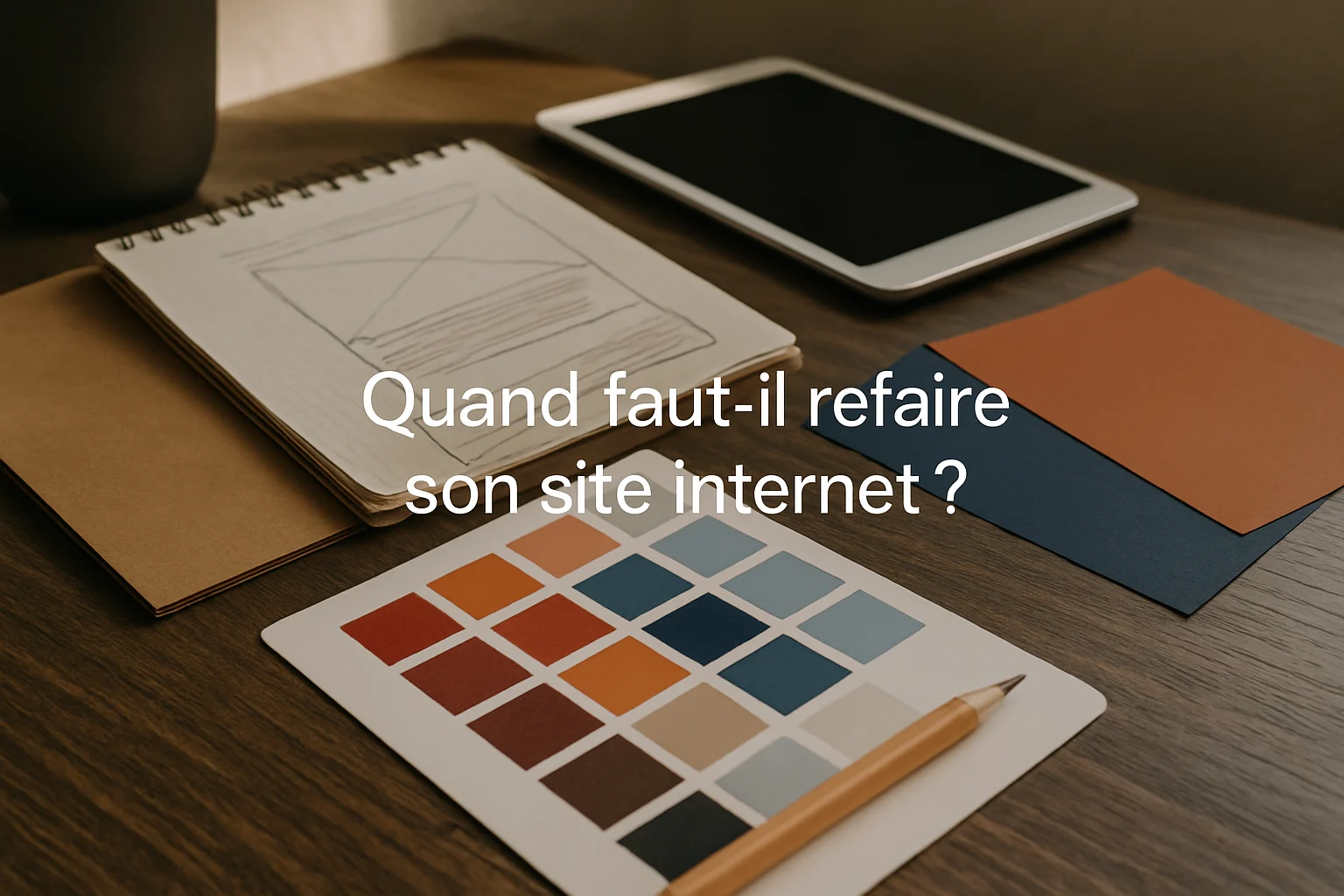 Illustration sur le bon moment pour refaire un site
