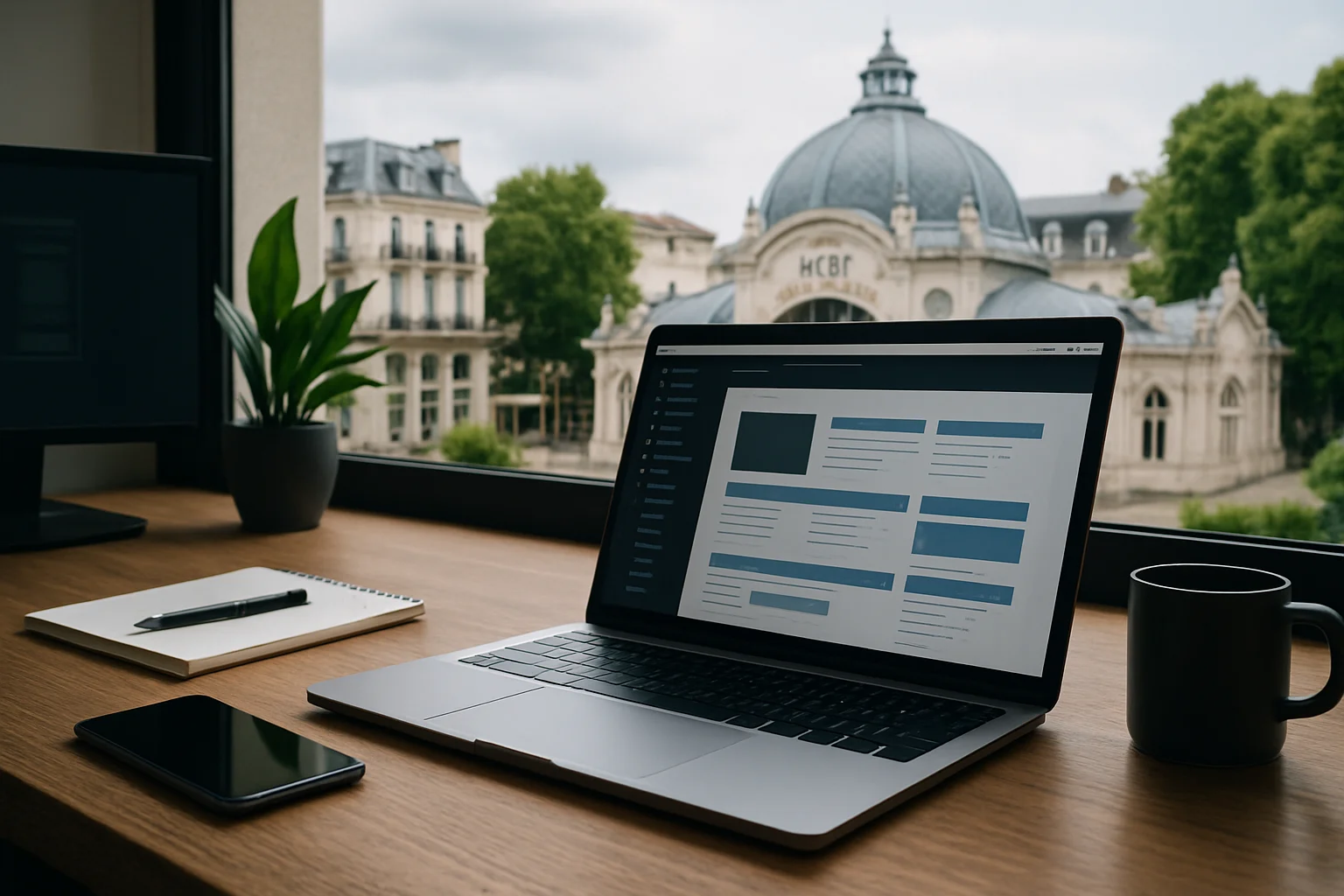 Illustration sur une agence web dans l’Allier